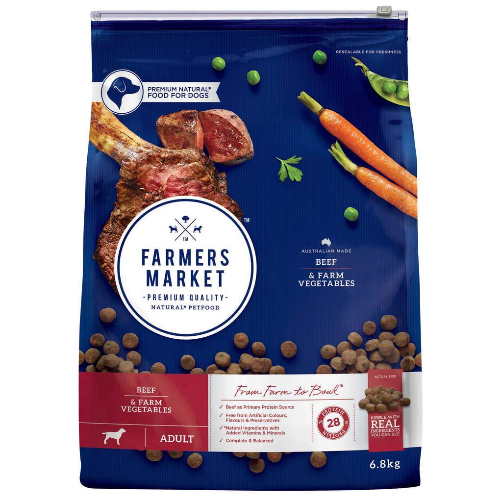 Farmers Market Beef and Farm Vegetables Dry Dog Food